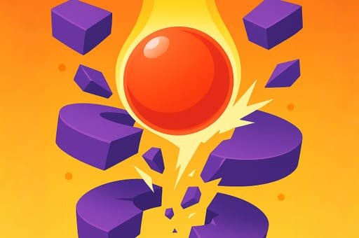 Fruit Helix Jump Arcade Game